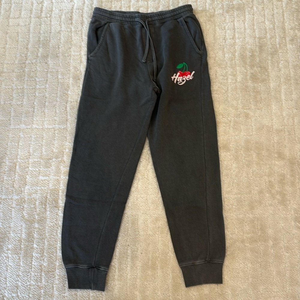 Hazel cherry logo jogger sweatpants